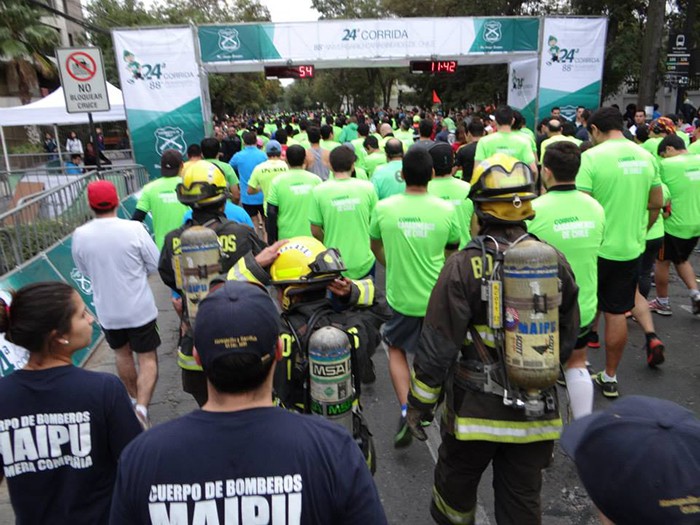 Cierre por evento “Corre con Bomberos”