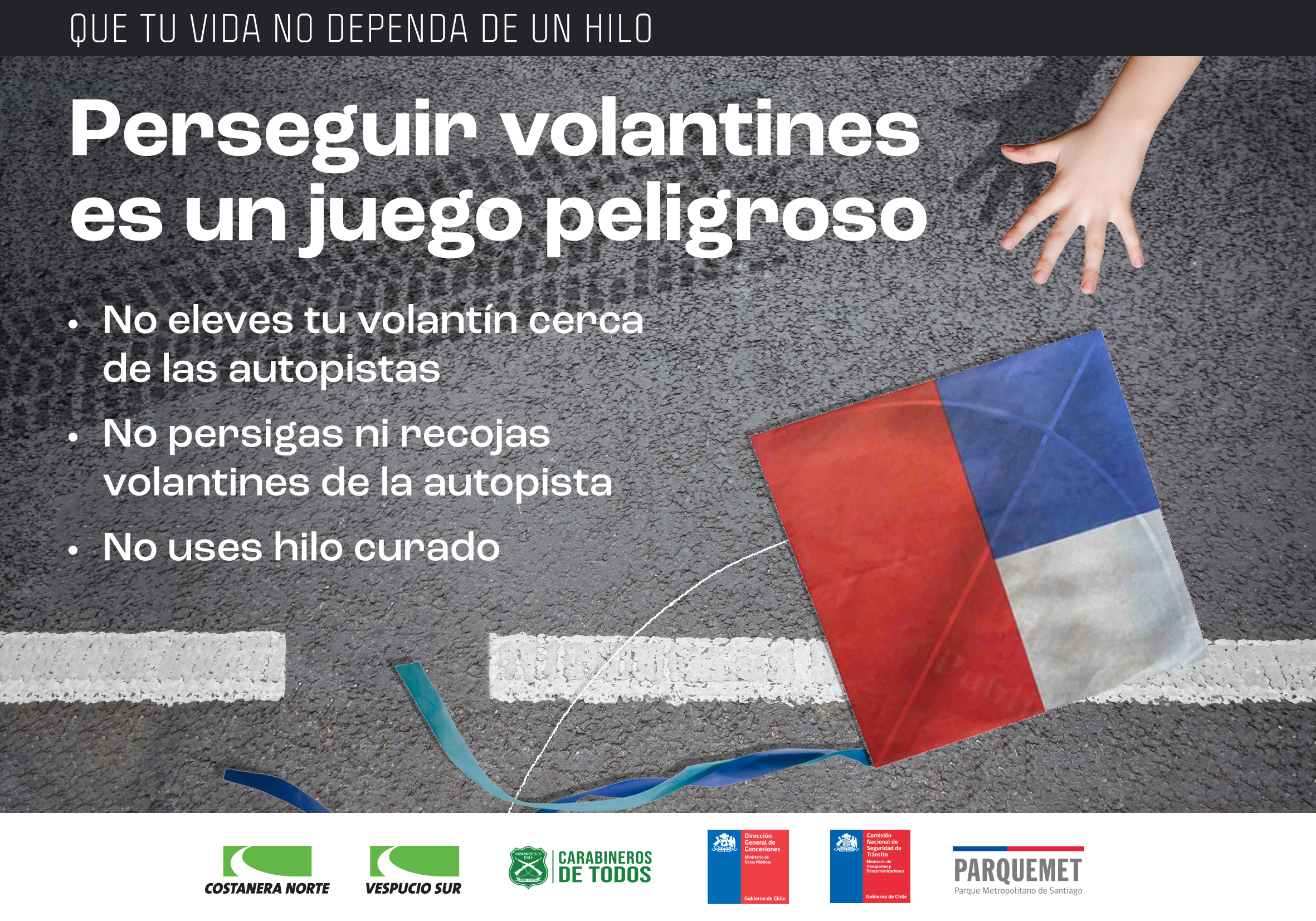 Campaña de seguridad vial «Que tu Vida no dependa de un hilo»